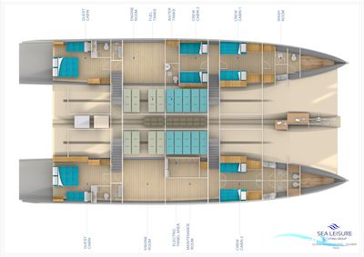 Baff Polymech (Pvt) Ltd. Baff Polymech (Pvt) Ltd. Ocean Diamond 27 (12 Cabin Version) Segelbåt 2023, med 2 Cummins 473 CV motor, Ingen landinfo