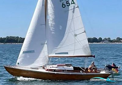 Nordisches Folkeboot, Trailer (Optional), Neuer Motor (Optional) Segelboot 1964, mit Yamaha motor, Deutschland