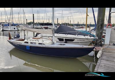 Reineke Werft Berlin Nordisches Folkeboot-Touren Segelboot 1959, mit Yamaha F4A motor, Deutschland