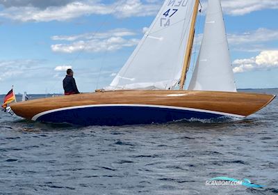 Schärenkreuzer Mälar 25- Klassischer 10m Daysailer Aus Mahagoni, Sehr Guter Zustand, Neue Segel, Trailerbar Segelboot 1951, Deutschland