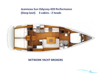 Jeanneau Sun Odyssey 439 performance Sejlbåd 2013, med Yanmar motor, Grækenland