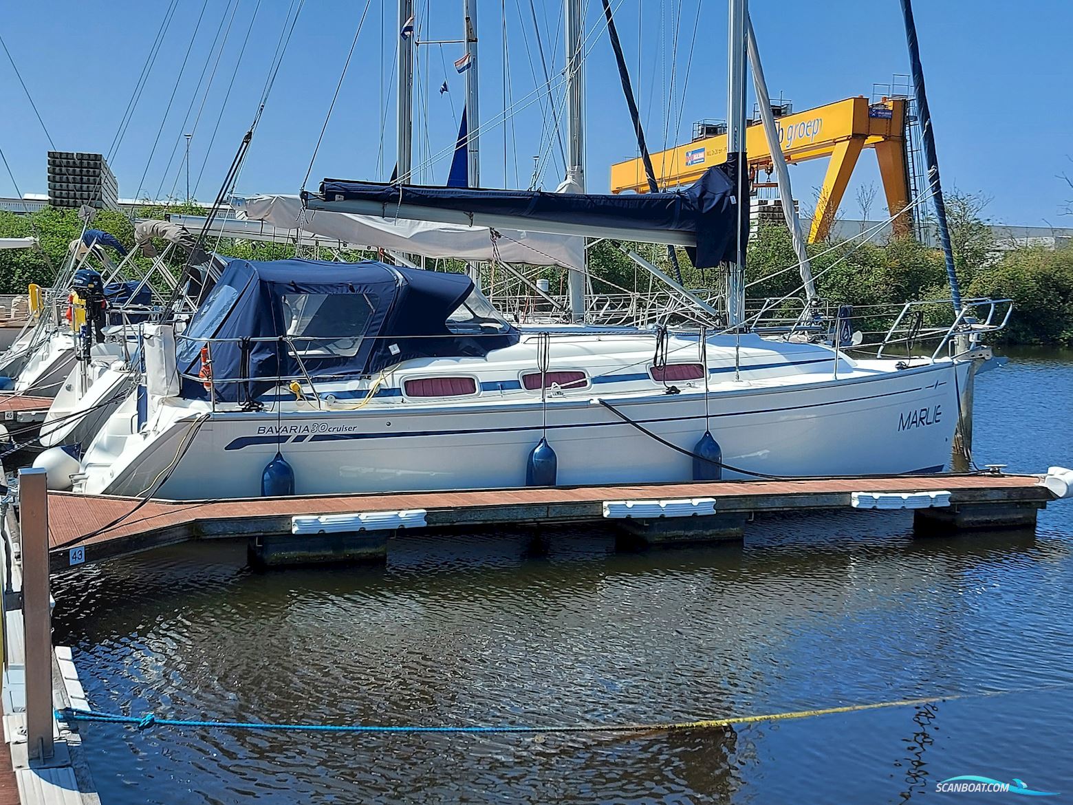 Bavaria 30 Cruiser Zeilboten 2006, met Volvo Penta motor, The Netherlands