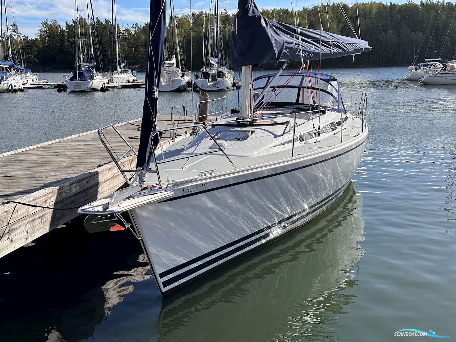 Linjett 34 Zeilboten 2024, met Yanmar 3YM30 motor, Sweden