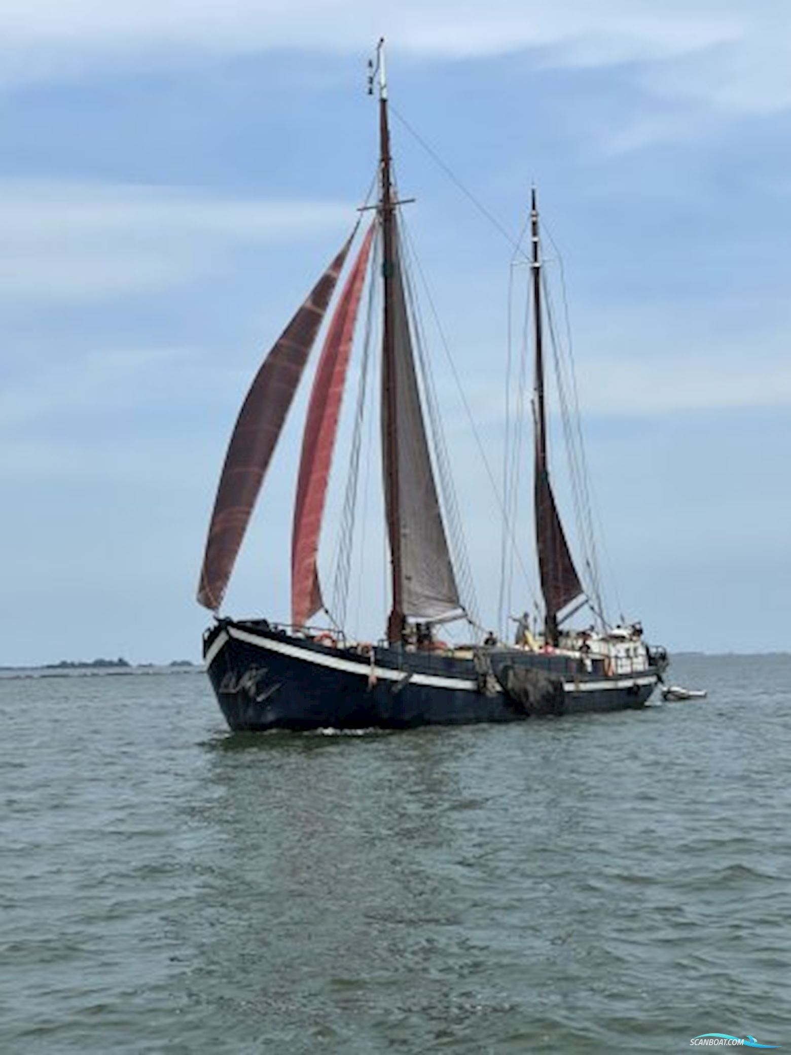 Klipper Tweemast 35.00 m Arbejdsbåd 1899, med Mercedes motor, Holland