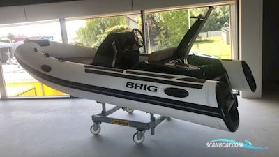 Brig Eagle 4 Wit Valmex Zwarte Hull Gummibåt / Rib 2023, med Honda motor, Holland