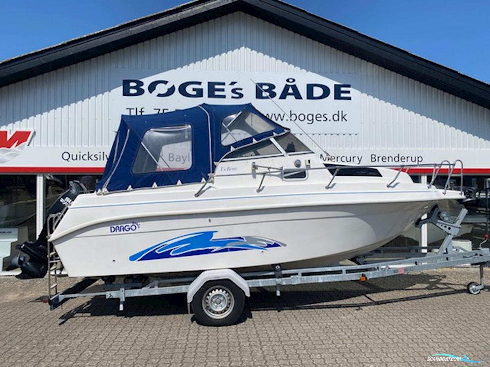 Drago 600 Cabin med BF140 hk Suzuki-EFI 4 takt - NEDSAT MED  KR. 20.000,- - SOLGT Motor boat 2023, with Suzuki engine, Denmark