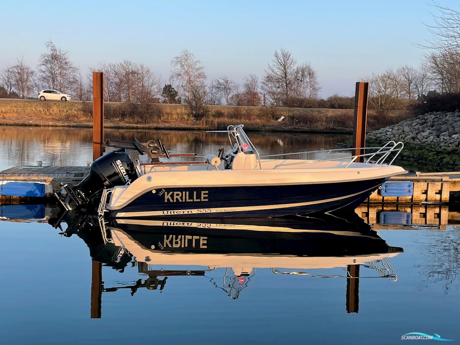 Uttern S55 Motor boat 2002, with Suzuki
 engine, Denmark