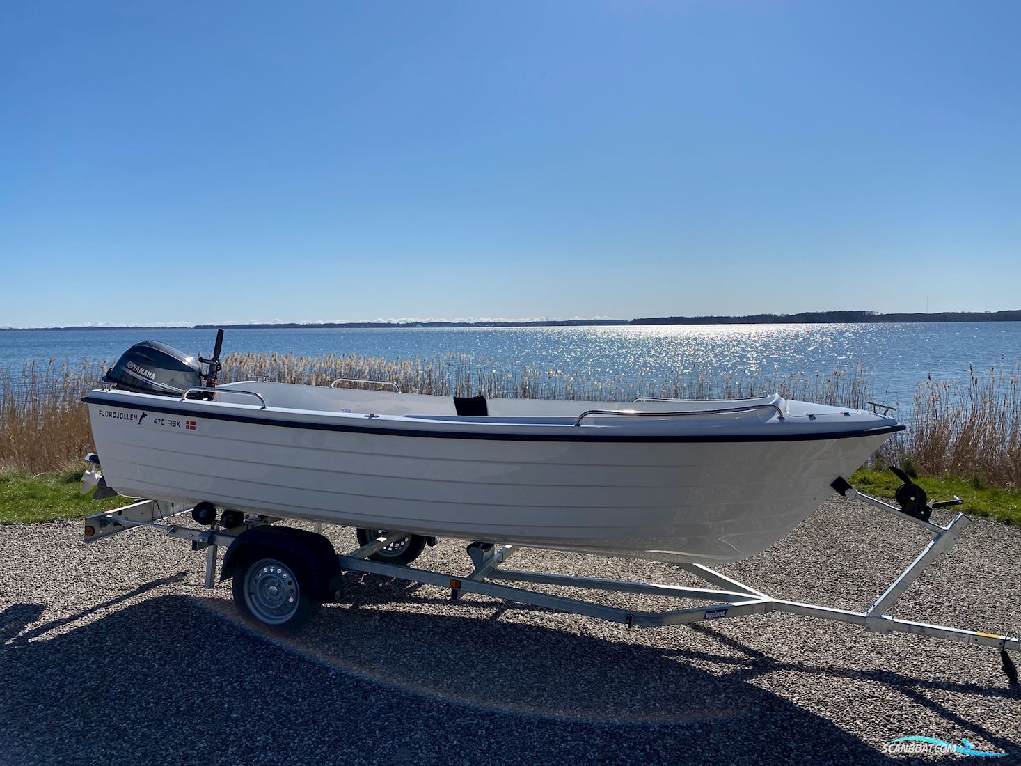 Fjordjollen 470 Fisk på Lager Motorbåd 2024, Danmark