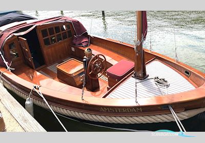 Scherpel Kajuitsloep Teak/ Mahonie Motorbåt 1989, med Yanmar 27 motor, Holland