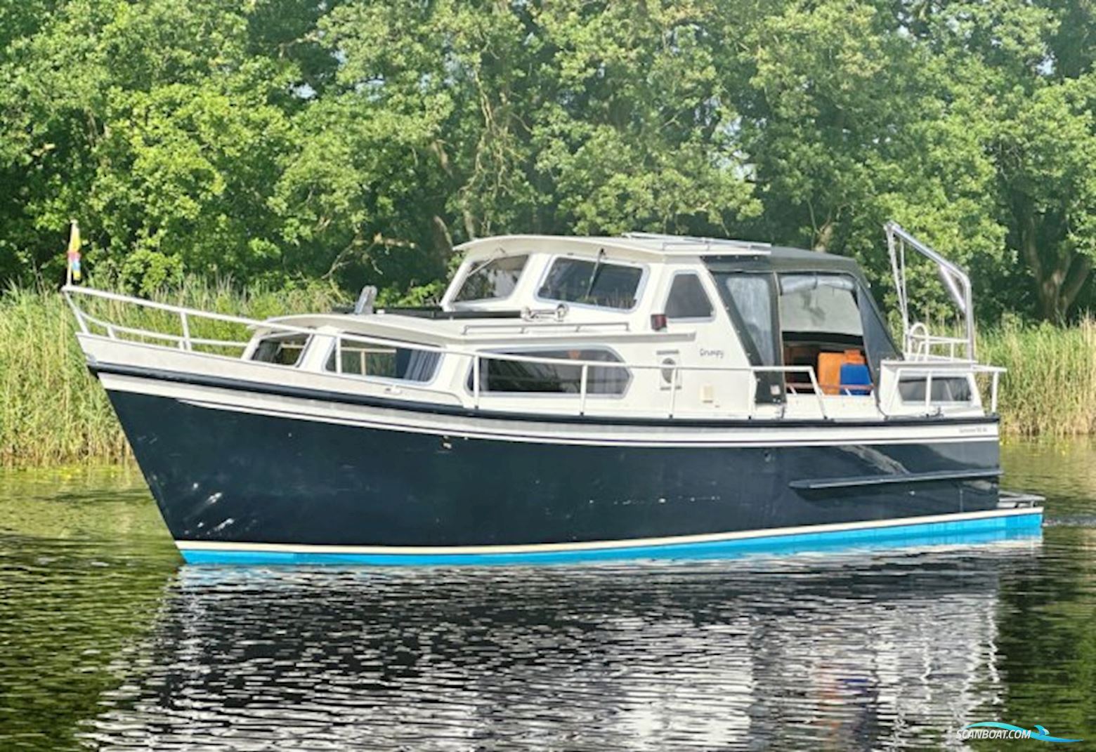 Curtevenne 900 Okak Motorboat 1980, with Peugeot engine, The Netherlands