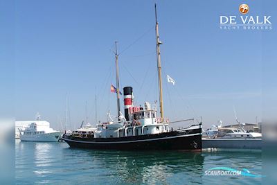 Steam Tug 31M Motorboat 1895, with Rennoldson & Son engine, Italy