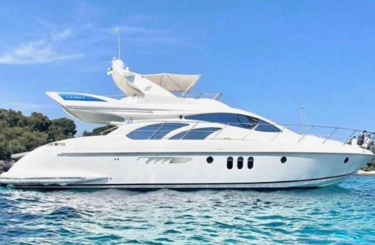 Azimut 55 Motorboot 2004, mit Caterpillar C12 motor, Italien