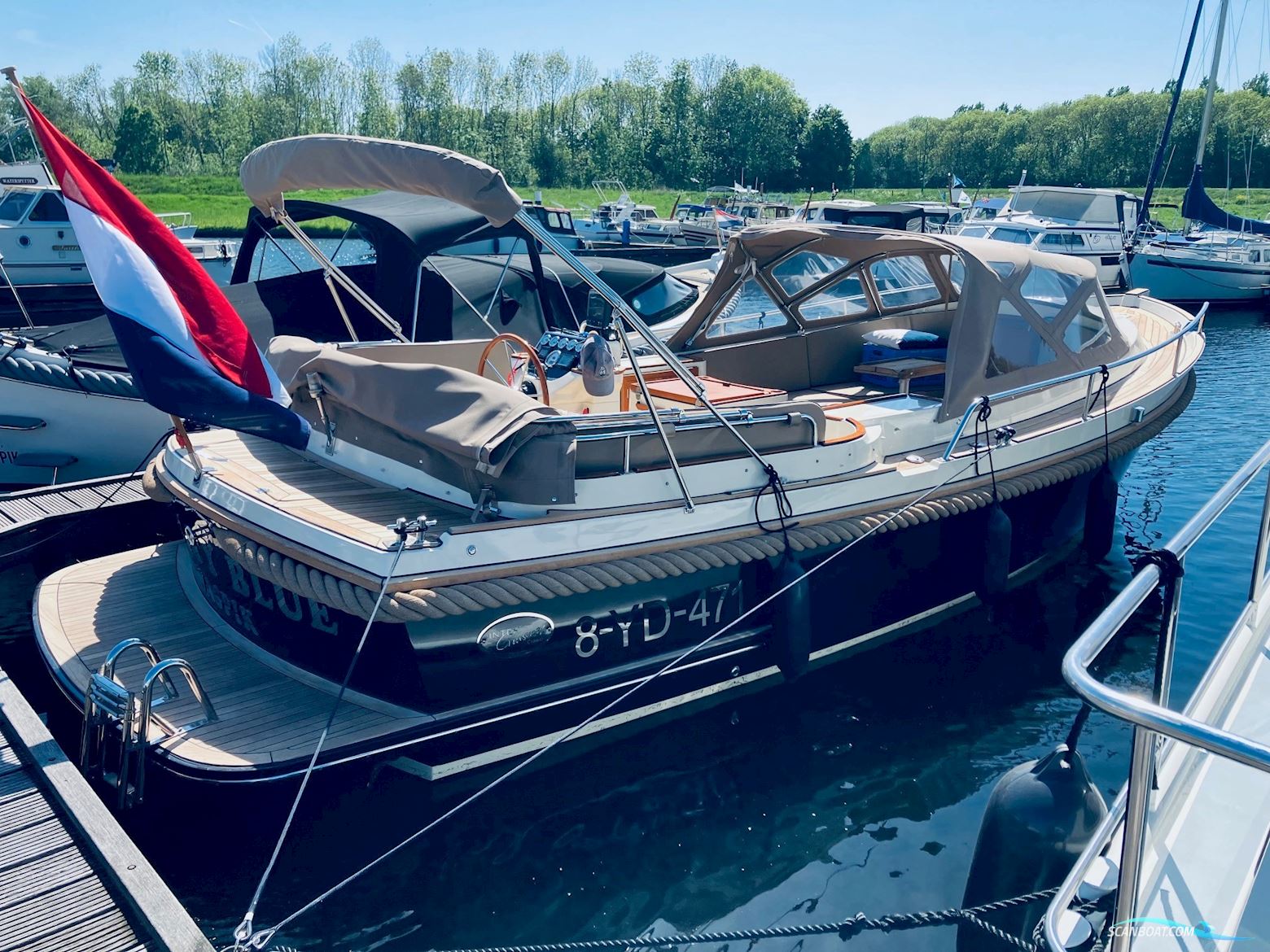 Interboat Intercruiser 27 Cabrio Motorboot 2010, mit Volvo Penta motor, Niederlande