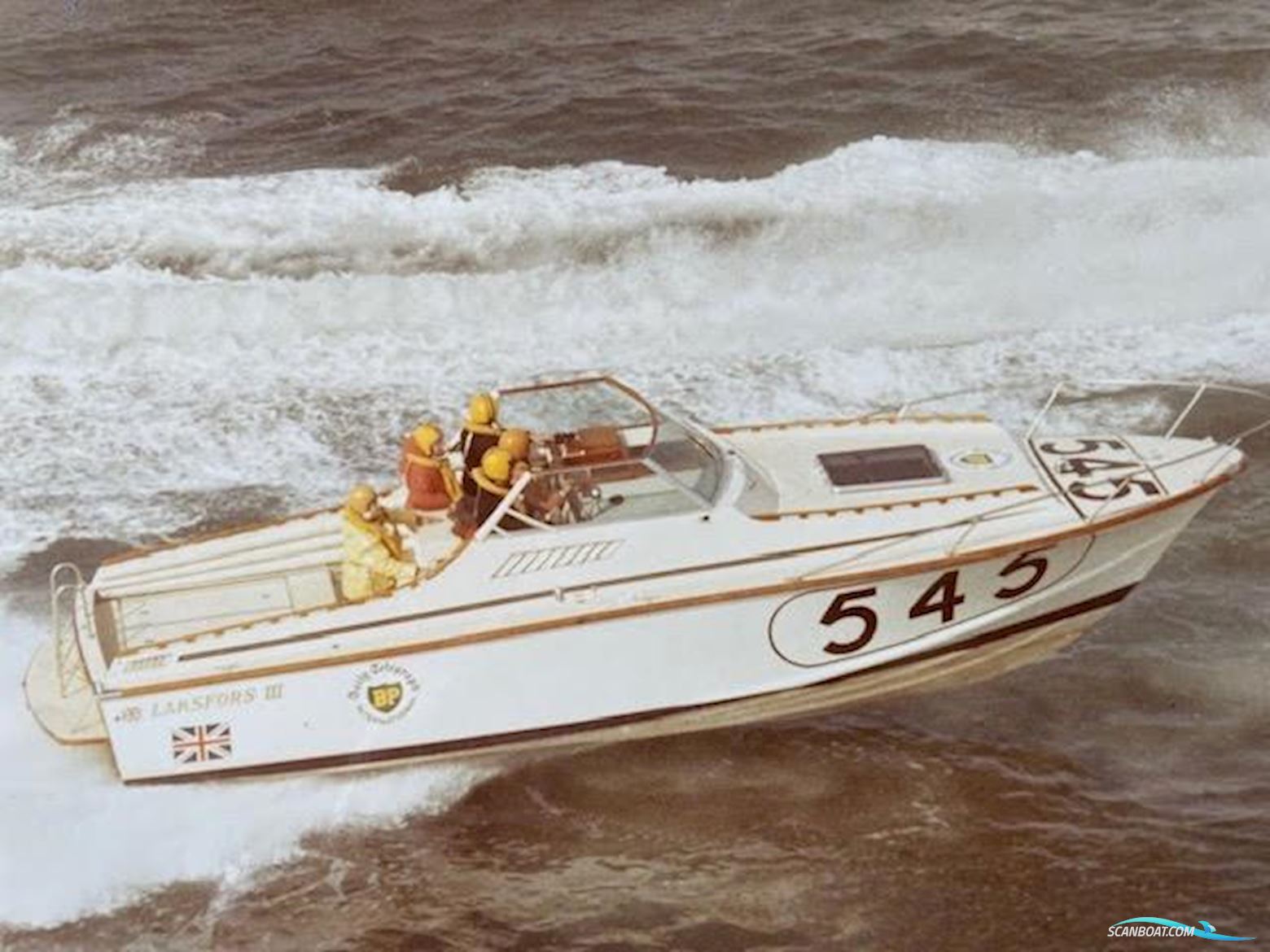 W.A. Souter & Sons Cowes-Torquay-Cowes race-boat Motorboot 1970, mit Yanmar motor, England