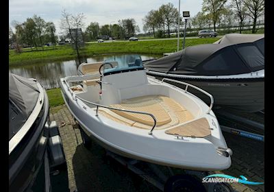 Aquamar Panaria 465 Motorboten 2009, met Johnson motor, The Netherlands