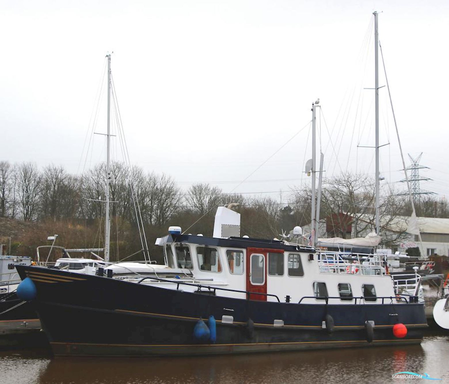 de Alm Motoryacht Motorboten 1984, met Leyland motor, Duitsland