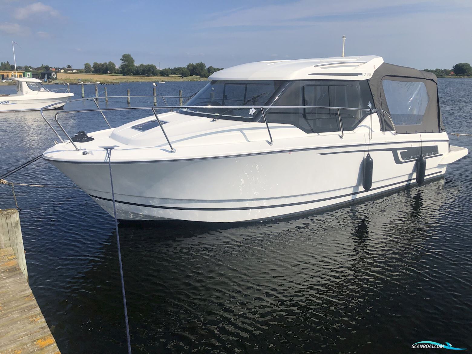 Jeanneau 795 Merry Fisher Motorboten 2017, met Yamaha F200FETX motor, Denemarken