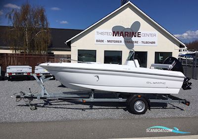 Olympic 490 SX Motorboten 2023, met Mercury F60 Elpt Efi motor, Denemarken