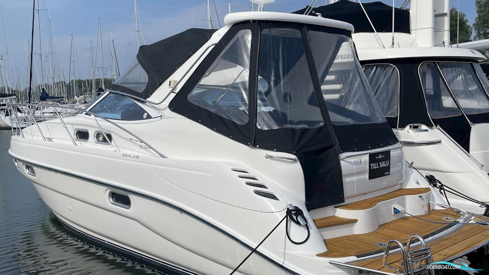 Sealine S34 Motorboten 2004, met 2x Volvo Penda KAD44 EDC motor, Sweden