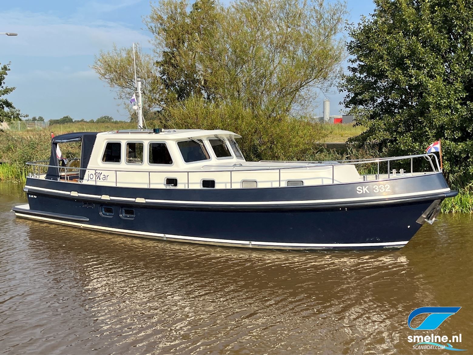 SK Kotter 1100 Pilot Motorboten 2008, met Volvo Penta motor, The Netherlands