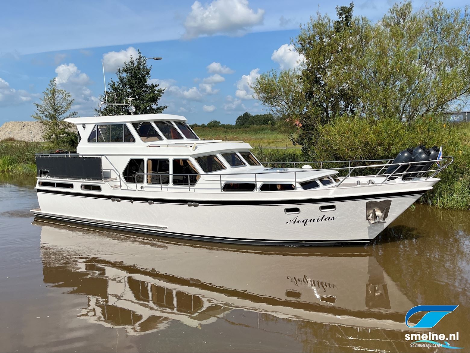 Valkkruiser 1350 PH Motorboten 1989, met Volvo Penta motor, The Netherlands