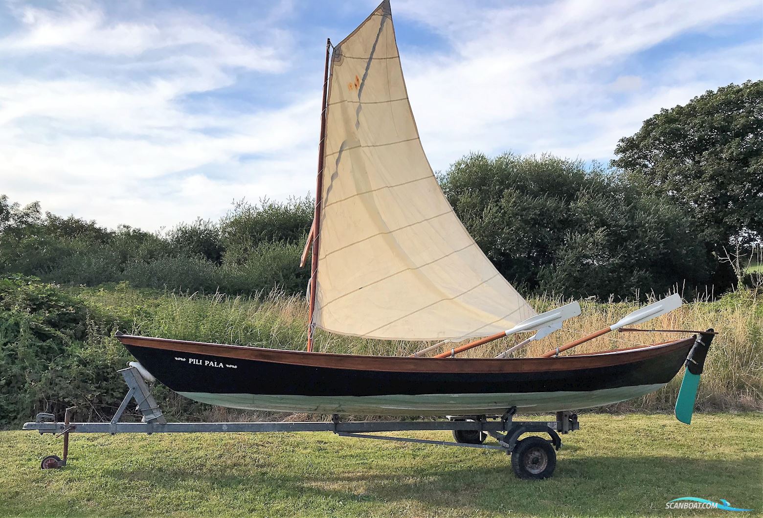 Classic Yacht John Kerr Dipping Lug Sailingboat 1990, United Kingdom