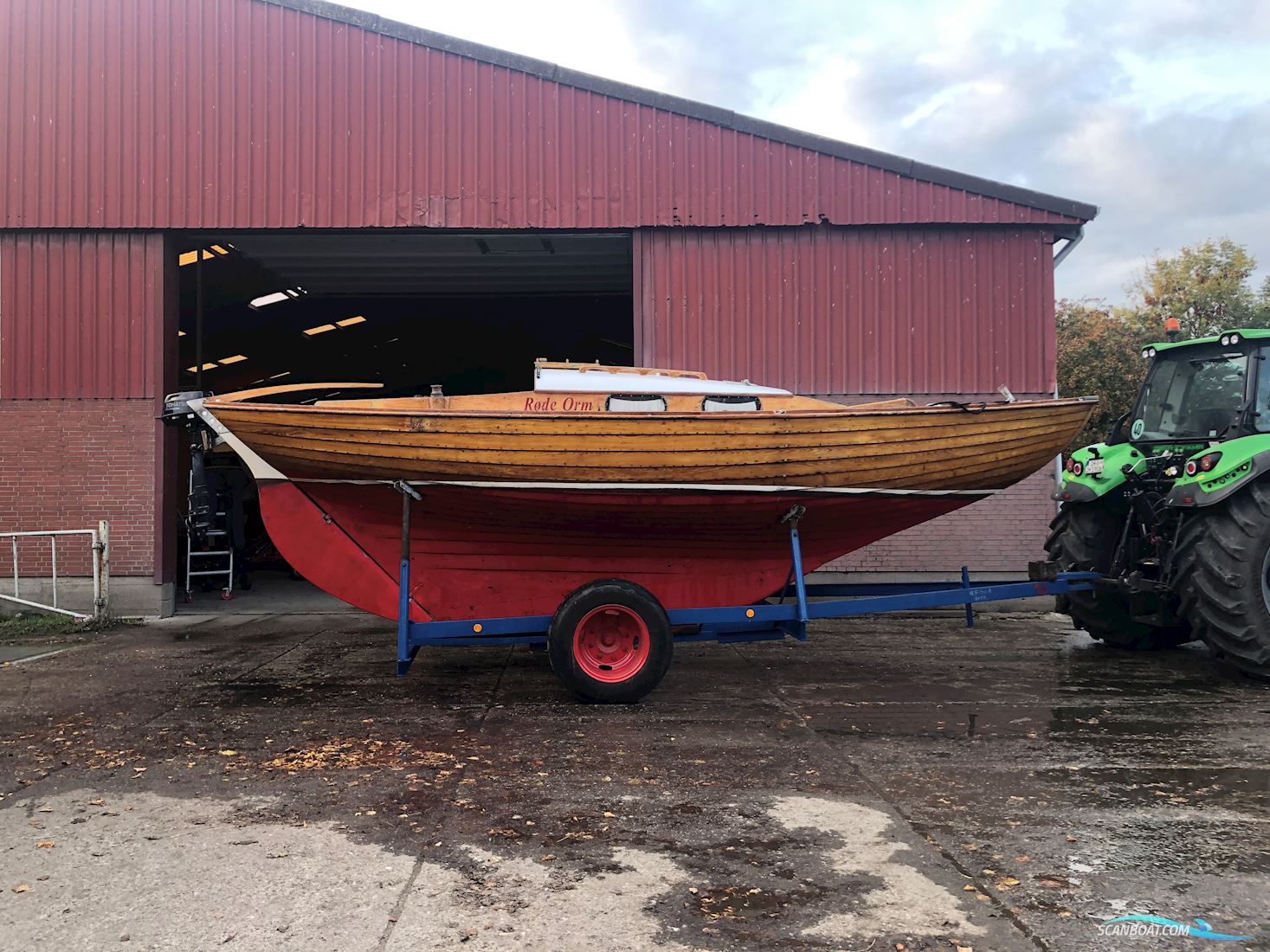 Nordic Folkboat Sailingboat 1972, with Tohatsu engine, Germany