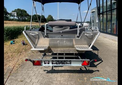 aluminium platbodem 6.0 Motorboten 2020, met Yamaha motor, The Netherlands