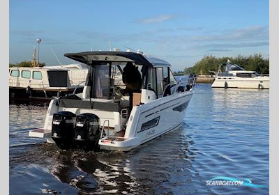 Jeanneau Merry Fisher 895 Offshore Met Joystick Suzuki Electric Steer by Wire Stuursysteem Motorbåt 2022, med Suzuki 2x 150 Apx motor, Holland