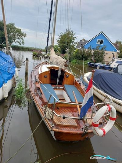 Van Der Stadt Zweedse Delta Sailing boat 1962, with Renault Marine engine, The Netherlands