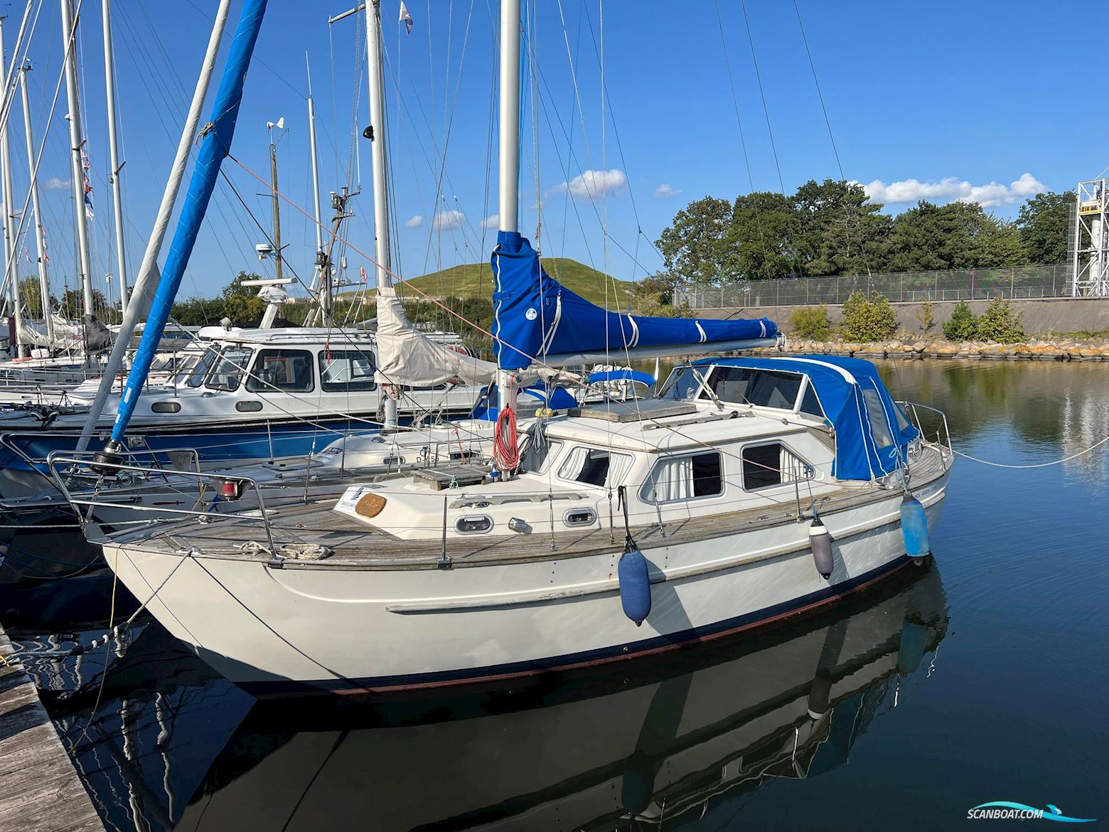 Bianca Queen 33 (Helt Nye Sejl) Segelbåt 1974, med Perkins motor, Danmark