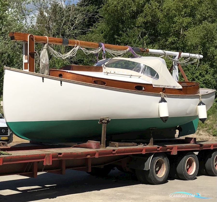 Catboat 22-Som NY Overalt Segelbåt 1974, med Nanni motor, Danmark