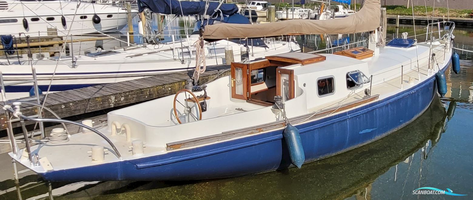 One Off Classic Sailing Yacht 14.00 Segelbåt 1949, med Mitsubishi motor, Holland