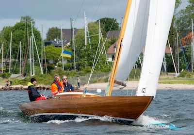 Schärenkreuzer Mälar 25- Klassischer 10m Daysailer Aus Mahagoni, Sehr Guter Zustand, Neue Segel, Trailerbar Segelboot 1951, Deutschland