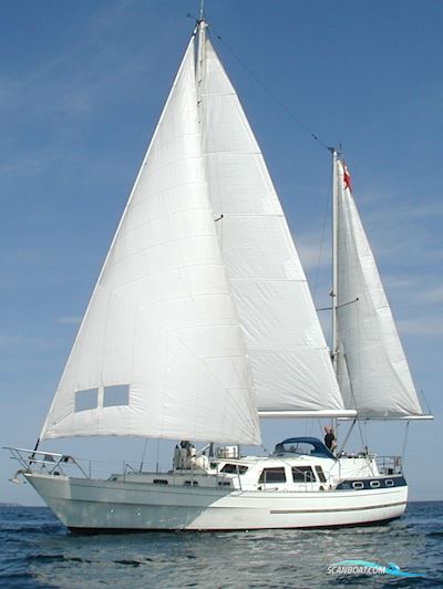 Finnrose 45 Deck Saloon Zeilboten 1976, met Perkens 354
 motor, Denemarken