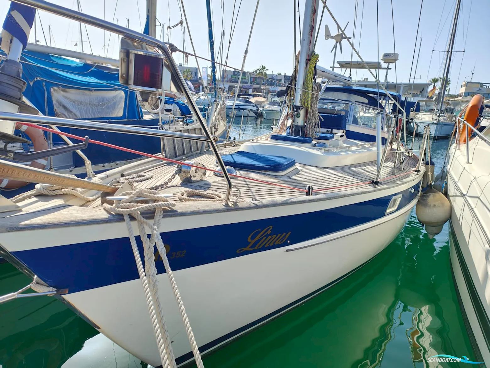 Hallberg-rassy 352 Scandinavia Zeilboten 1988, met Volvo Penta motor, Spain